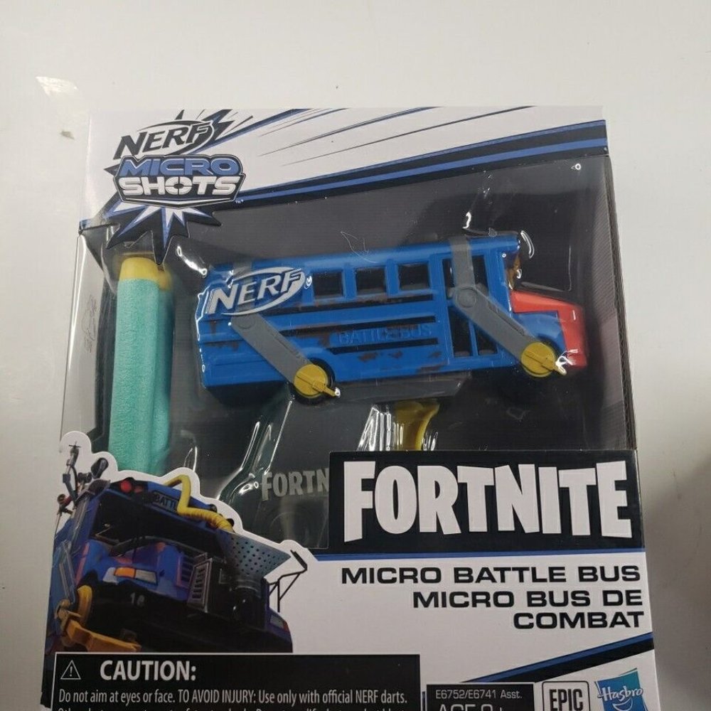 Nerf Micro Shots 06 Fortnite Micro Battle Bus -- BRAND NEW